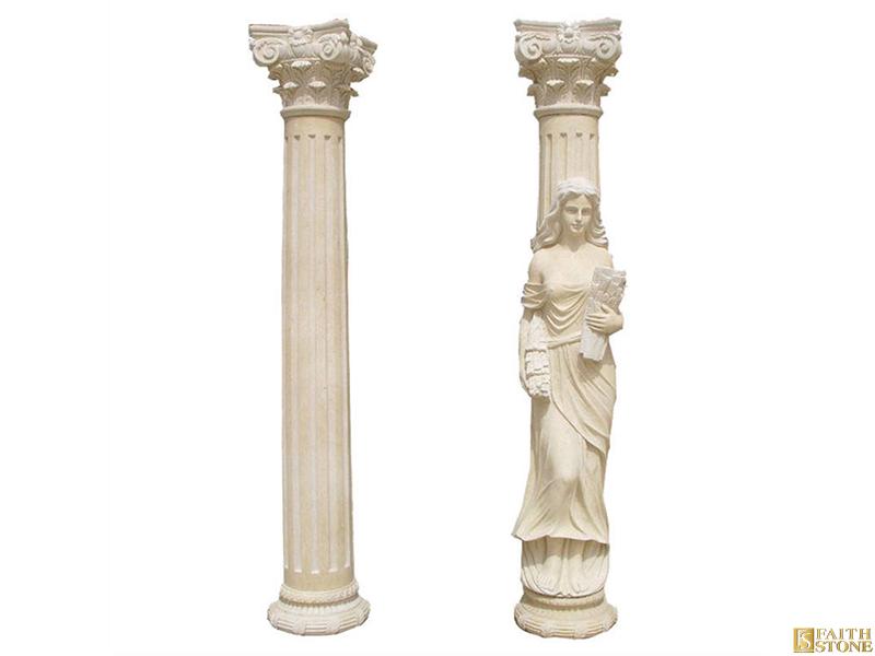 columna romana de marmol