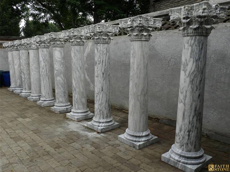 columna romana de marmol