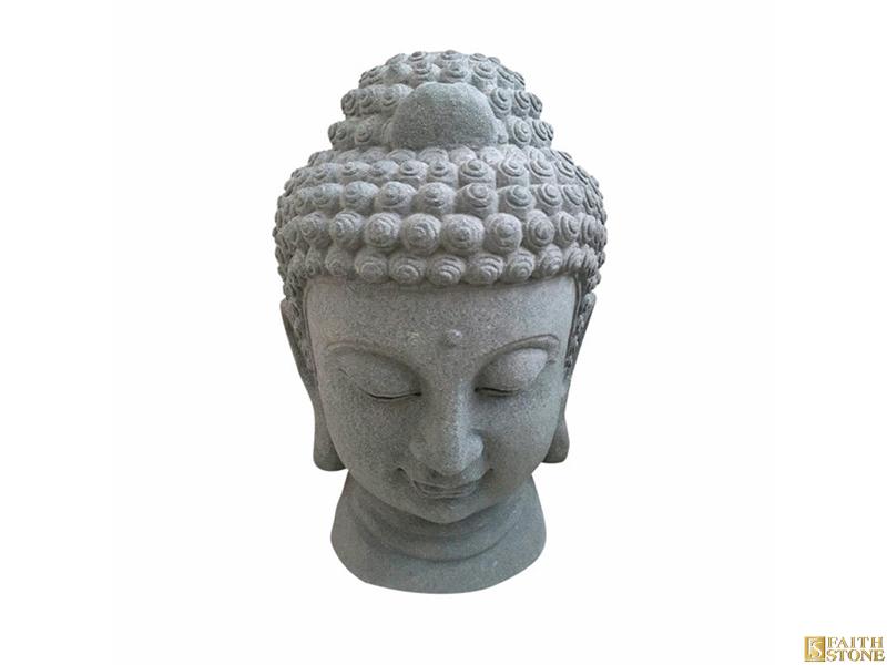 Escultura de cabeza de Buda