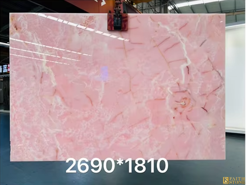 pink onyx slabs Supplier