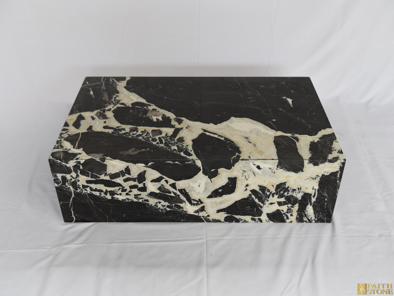 Calacatta Black Marble Coffee Table