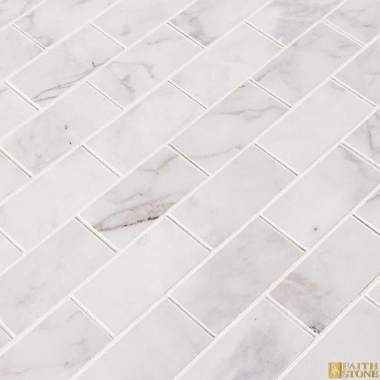 White Marble Metro Tiles