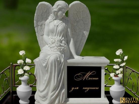 Angel Wings Monument Tombstone