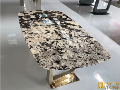  Granite Top Oval Table